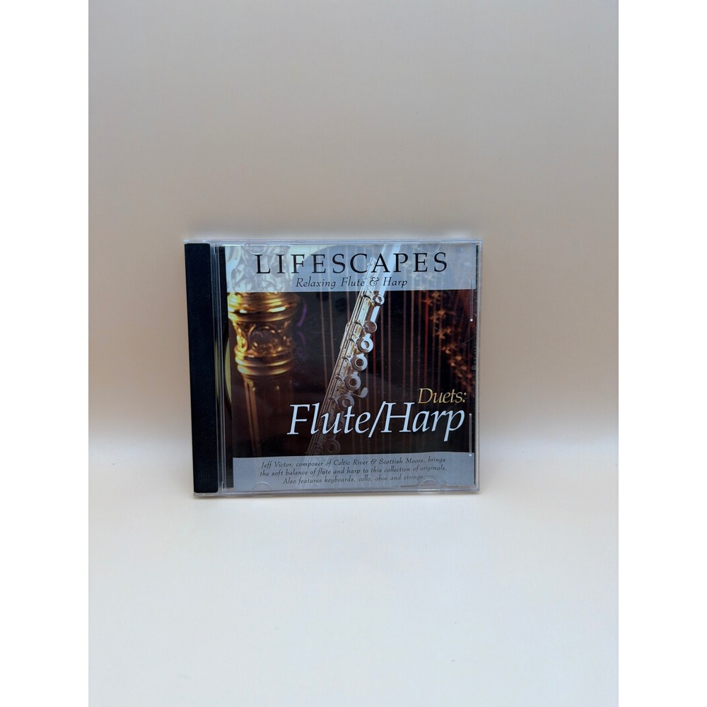 Lifescapes Relaxing Flute & Harp Duets CD Jeff Victor Instrumental New Age Music